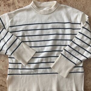 Cotton striped sweater